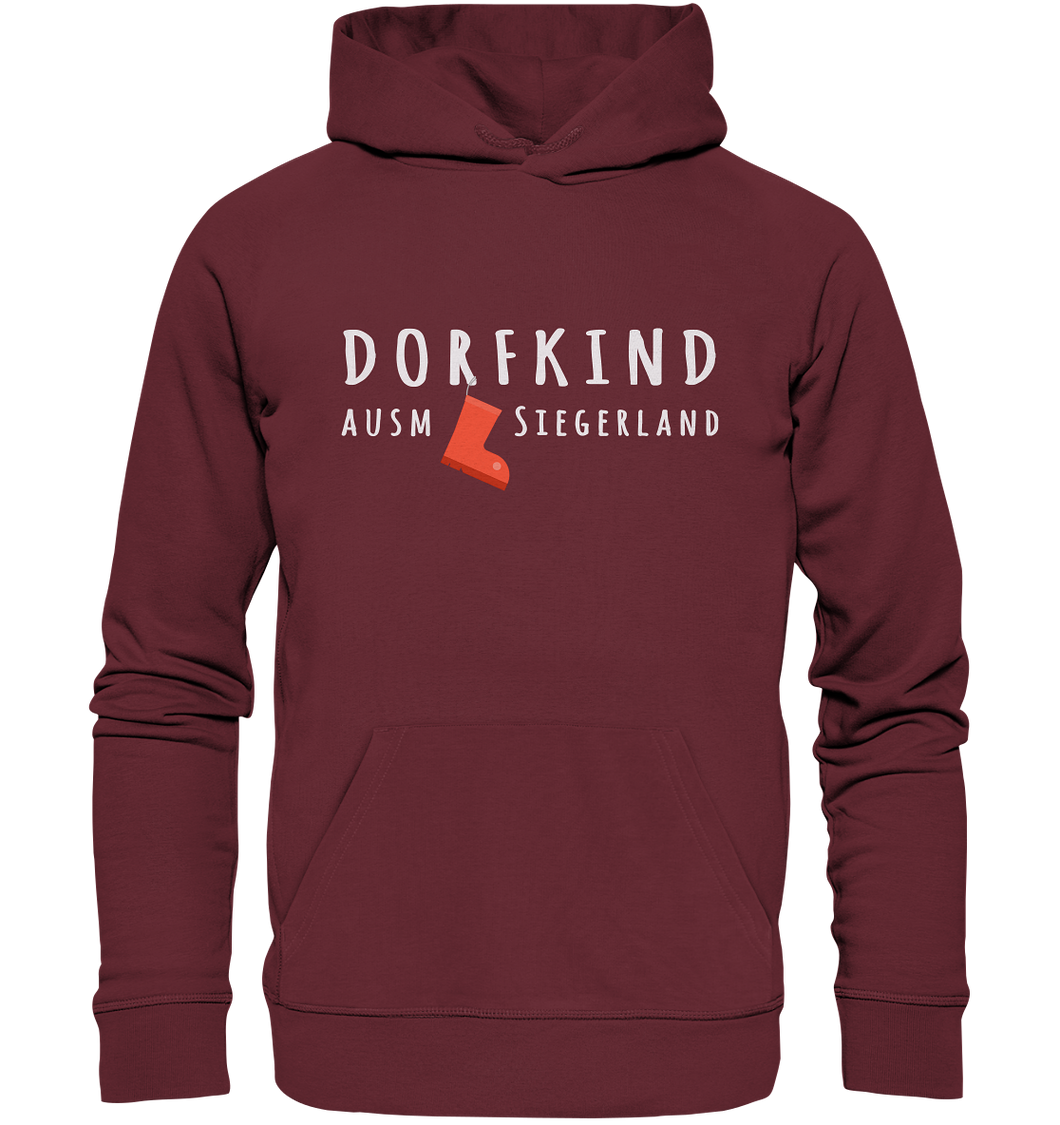 Dorfkind ausm Siegerland - Organic Basic Hoodie