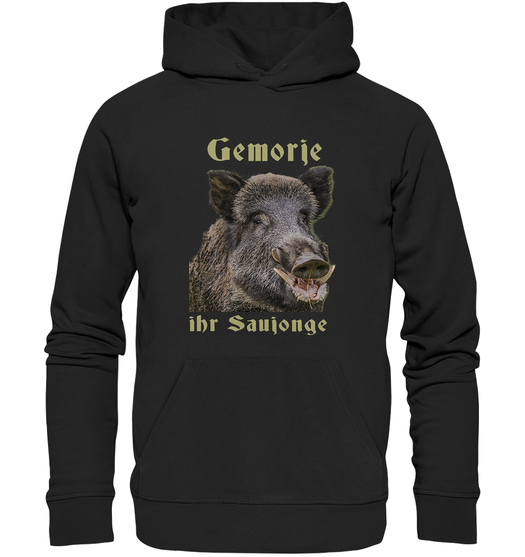 Gemorje ihr Saujonge - Organic Hoodie