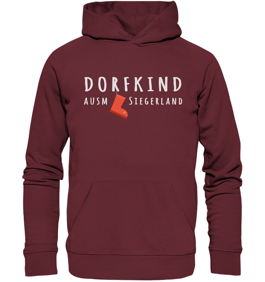 Dorfkind ausm Siegerland - Organic Hoodie