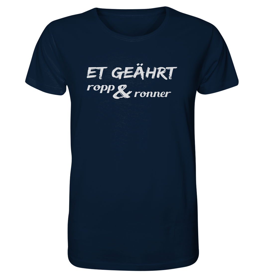 Et geährt ropp & ronner - Organic Shirt