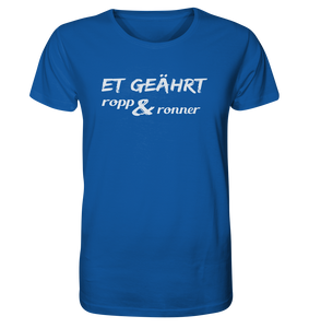 Et geährt ropp & ronner - Organic Shirt
