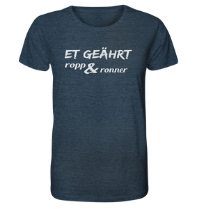 Et geährt ropp & ronner - Organic Shirt (meliert)