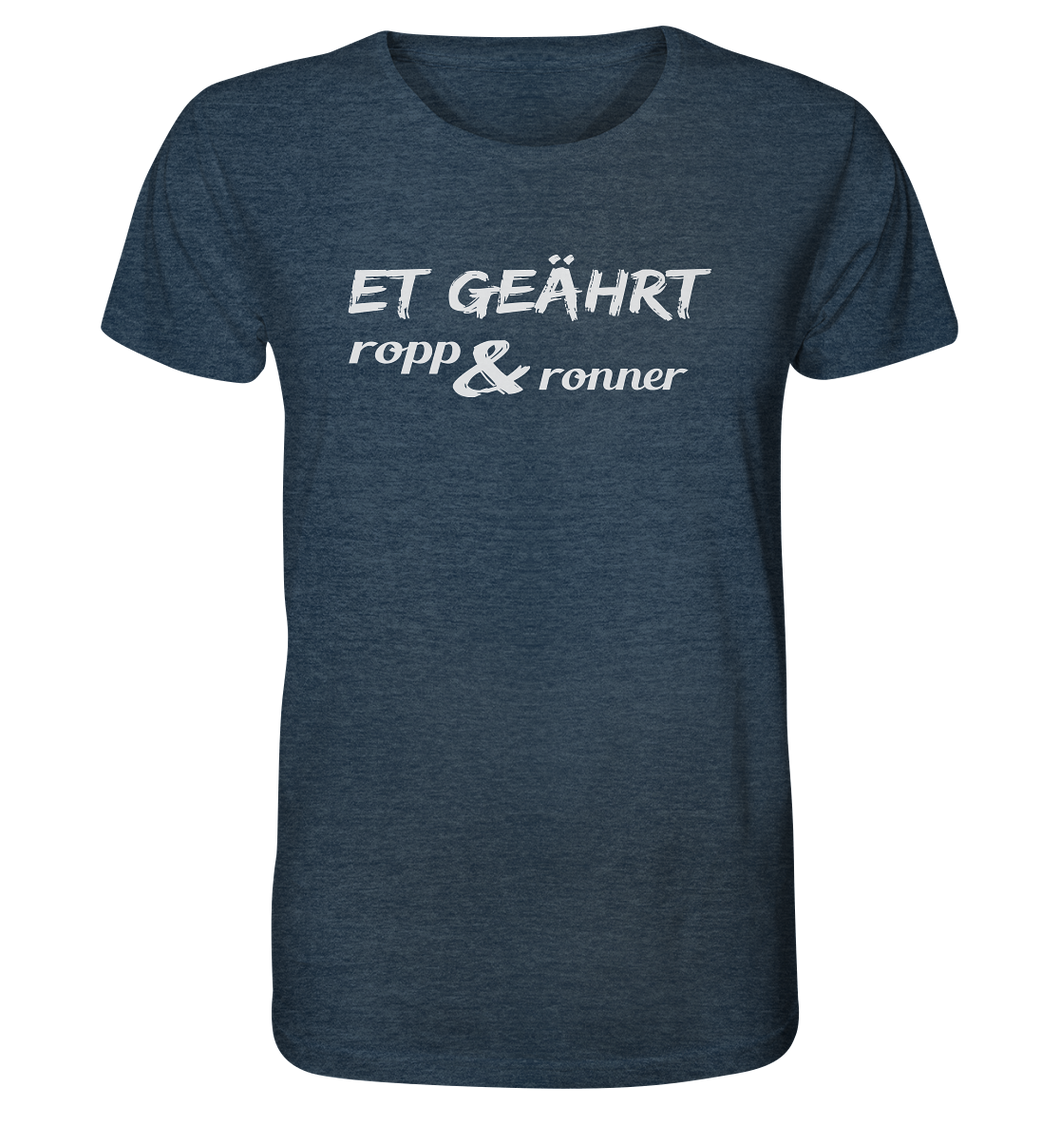 Et geährt ropp & ronner - Organic Shirt (meliert)