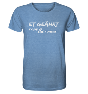 Et geährt ropp & ronner - Organic Shirt (meliert)