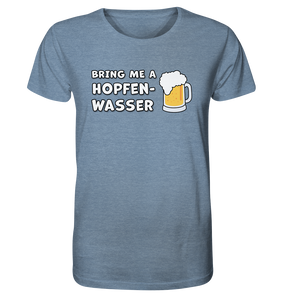 Hopfenwasser - Organic Shirt (meliert)