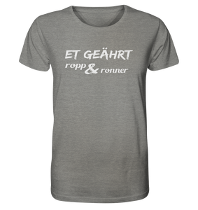 Et geährt ropp & ronner - Organic Shirt (meliert)