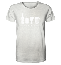 Laden Sie das Bild in den Galerie-Viewer, Toleranz - Organic Shirt (meliert)
