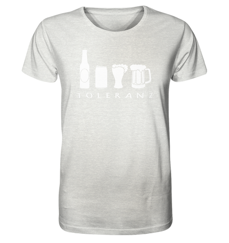 Toleranz - Organic Shirt (meliert)