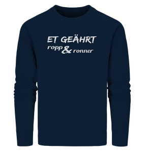 Et geährt ropp & ronner - Organic Sweatshirt