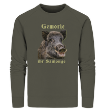 Laden Sie das Bild in den Galerie-Viewer, Gemorje ihr Saujonge - Organic Sweatshirt