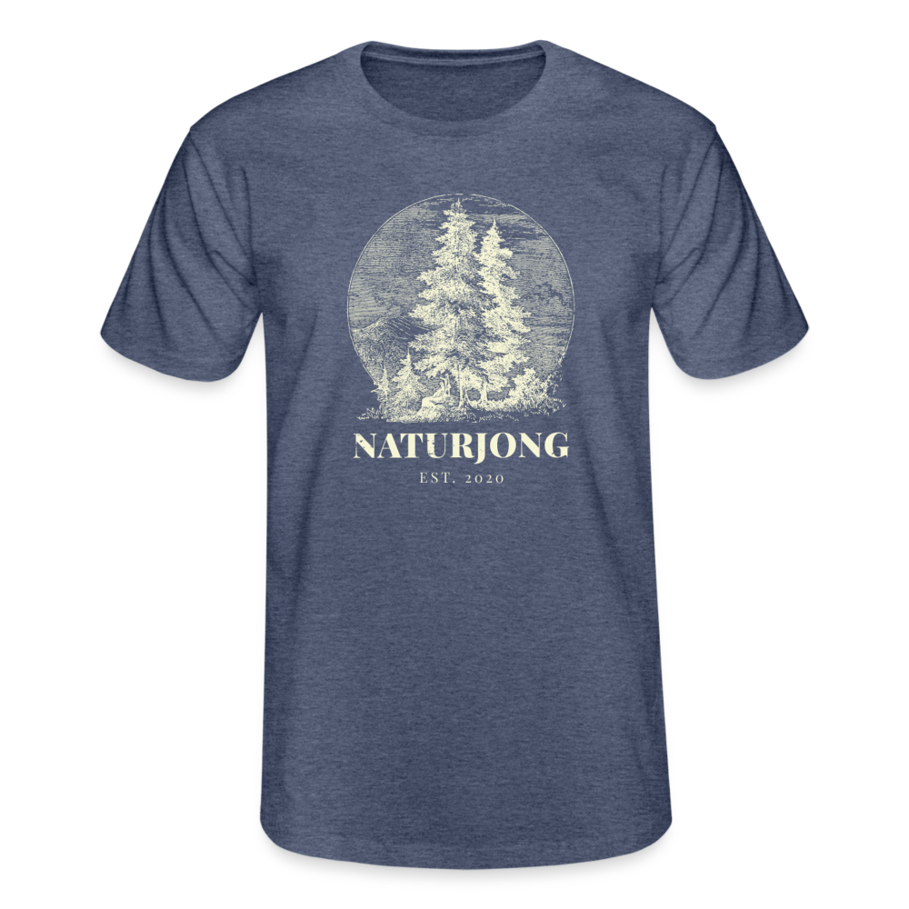 Naturjong - Vintageshirt - Navy meliert