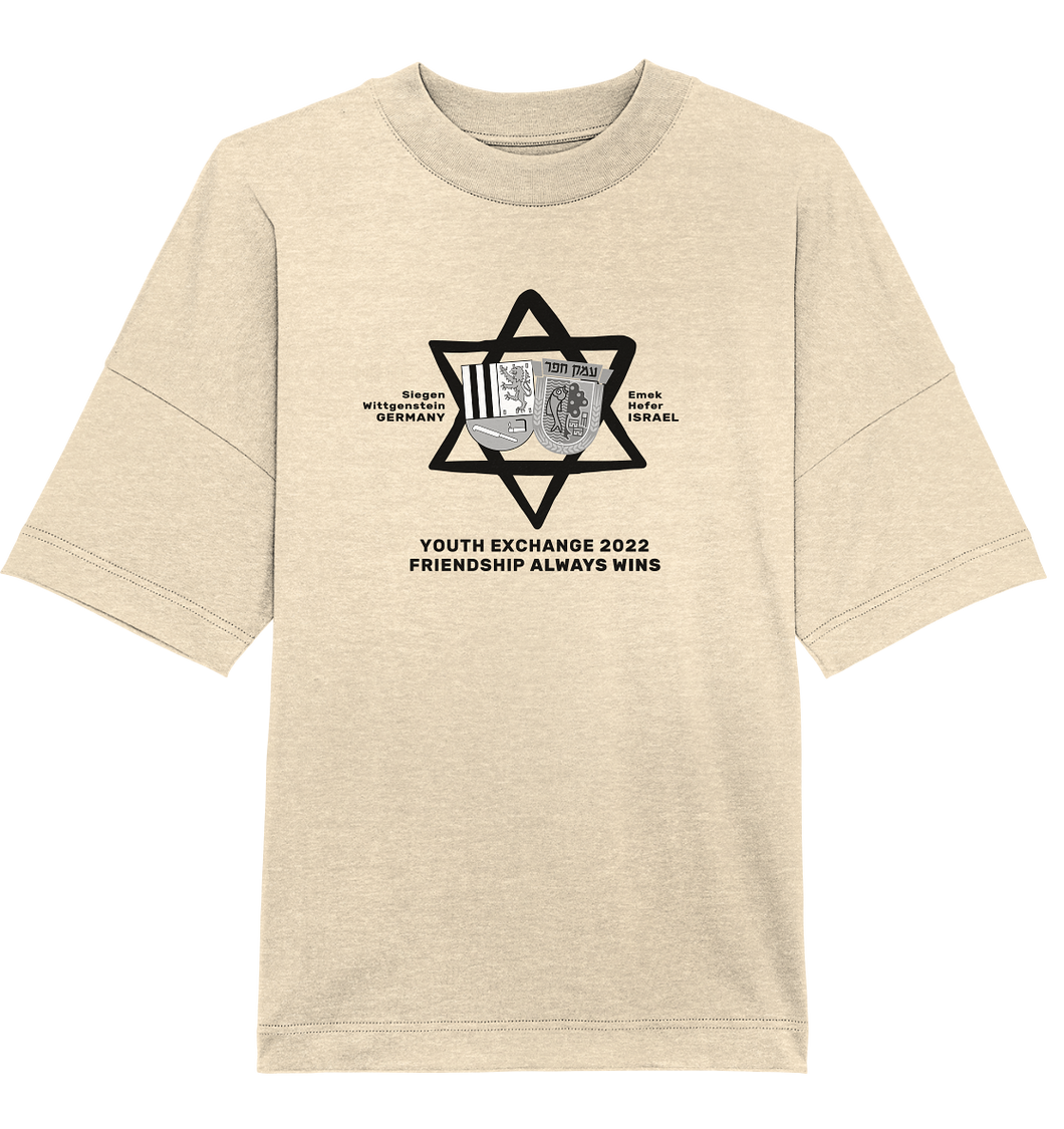 Israel x Germany Youth exchange 2022 - Organic Oversize Shirt