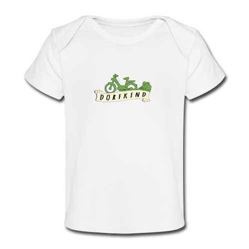 Dorfkind - Bio Babyshirt - Weiß