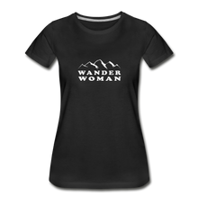 Laden Sie das Bild in den Galerie-Viewer, Wander Woman - Bio Damenshirt - Schwarz