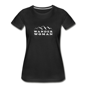 Wander Woman - Bio Damenshirt - Schwarz