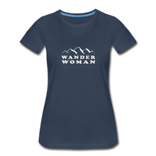 Laden Sie das Bild in den Galerie-Viewer, Wander Woman - Bio Damenshirt - Navy