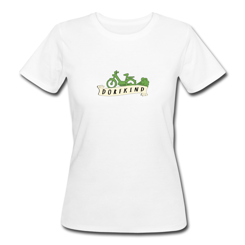 Dorfkind mit Mofa - Bio Shirt - Weiß