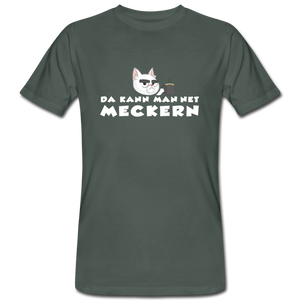 Da kann man net meckern - Bio Shirt - Dunkelgrau