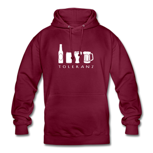 Toleranz - Hoodie - Bordeaux
