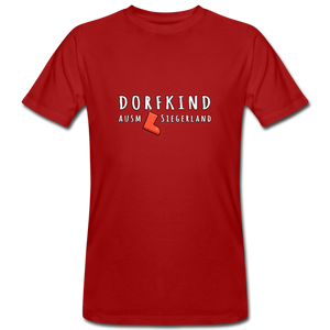 Dorfkind ausm Siegerland - Bio Shirt - Dunkelrot