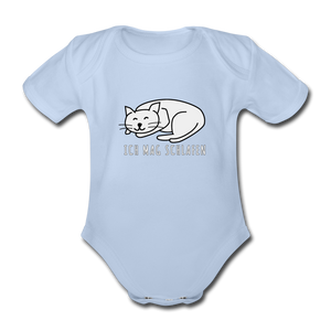 Ich mag schlafen - Bio Bodysuit - Sky