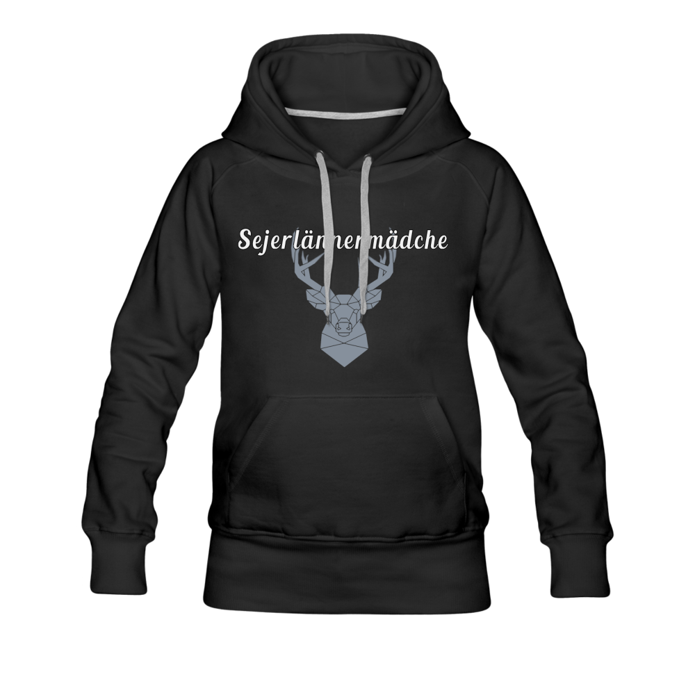 Sejerlännermädche - Frauenhoodie - Schwarz
