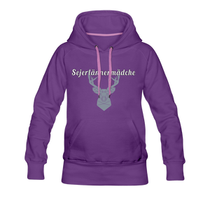 Sejerlännermädche - Frauenhoodie - Purple