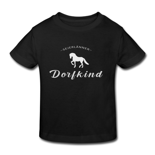 Dorfkind - Kindershirt - Schwarz