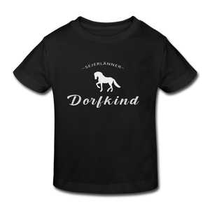 Dorfkind - Kindershirt - Schwarz