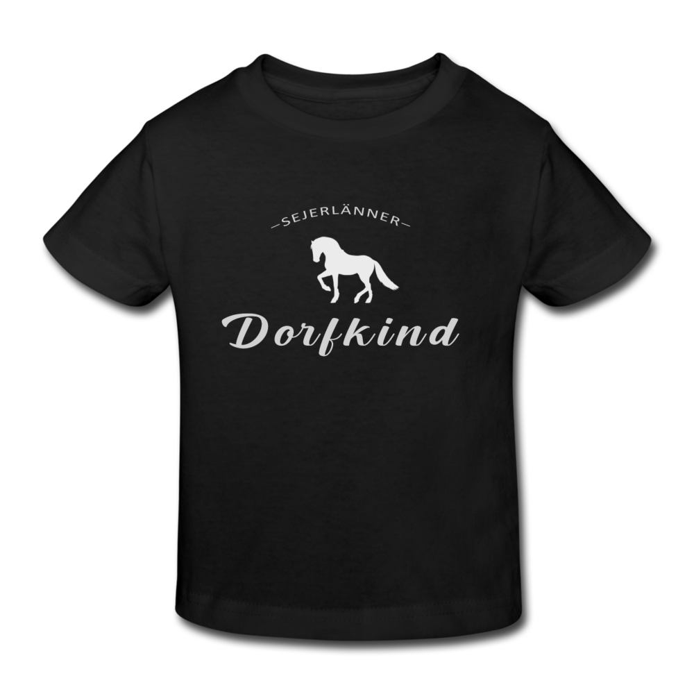 Dorfkind - Kindershirt - Schwarz