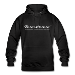 Et es wie et es - Hoodie - Schwarz