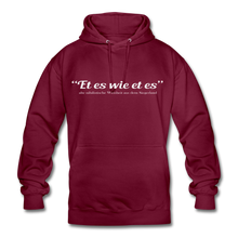 Laden Sie das Bild in den Galerie-Viewer, Et es wie et es - Hoodie - Bordeaux