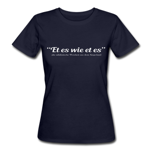 Et es wie et es - Bio Shirt - Navy