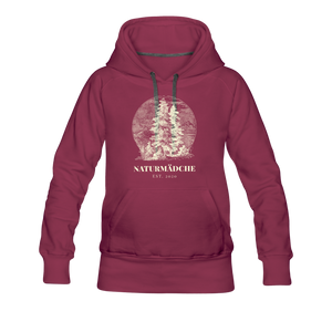 Naturmädche - Damenhoodie - Bordeaux