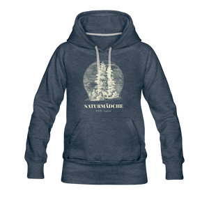 Naturmädche - Damenhoodie - Jeansblau