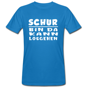 Schur - Bio Shirt - Pfauenblau