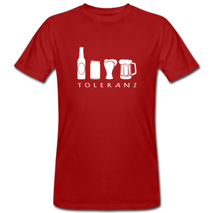 Toleranz - Bio Shirt - Dunkelrot