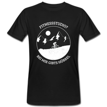 Laden Sie das Bild in den Galerie-Viewer, Fitnessstudio? Bei mir gibts Hübbel - Bio Shirt - Schwarz