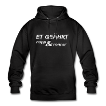 Laden Sie das Bild in den Galerie-Viewer, Et geährt ropp un ronner - Hoodie - Schwarz