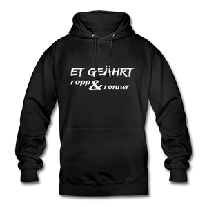 Et geährt ropp un ronner - Hoodie - Schwarz