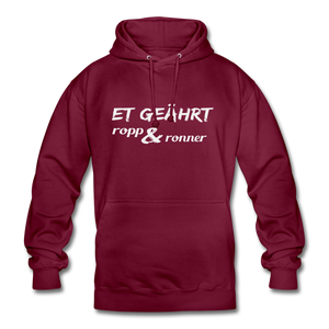 Et geährt ropp un ronner - Hoodie - Bordeaux