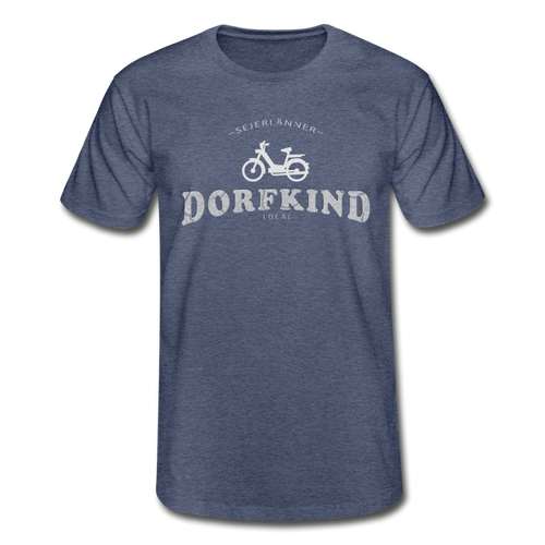 Dorfkind - Vintageshirt - Navy meliert