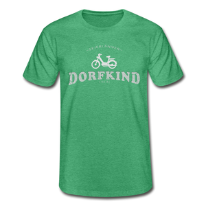 Dorfkind - Vintageshirt - Grün meliert