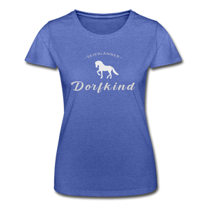 Dorfkind - Vintageshirt - Blau meliert